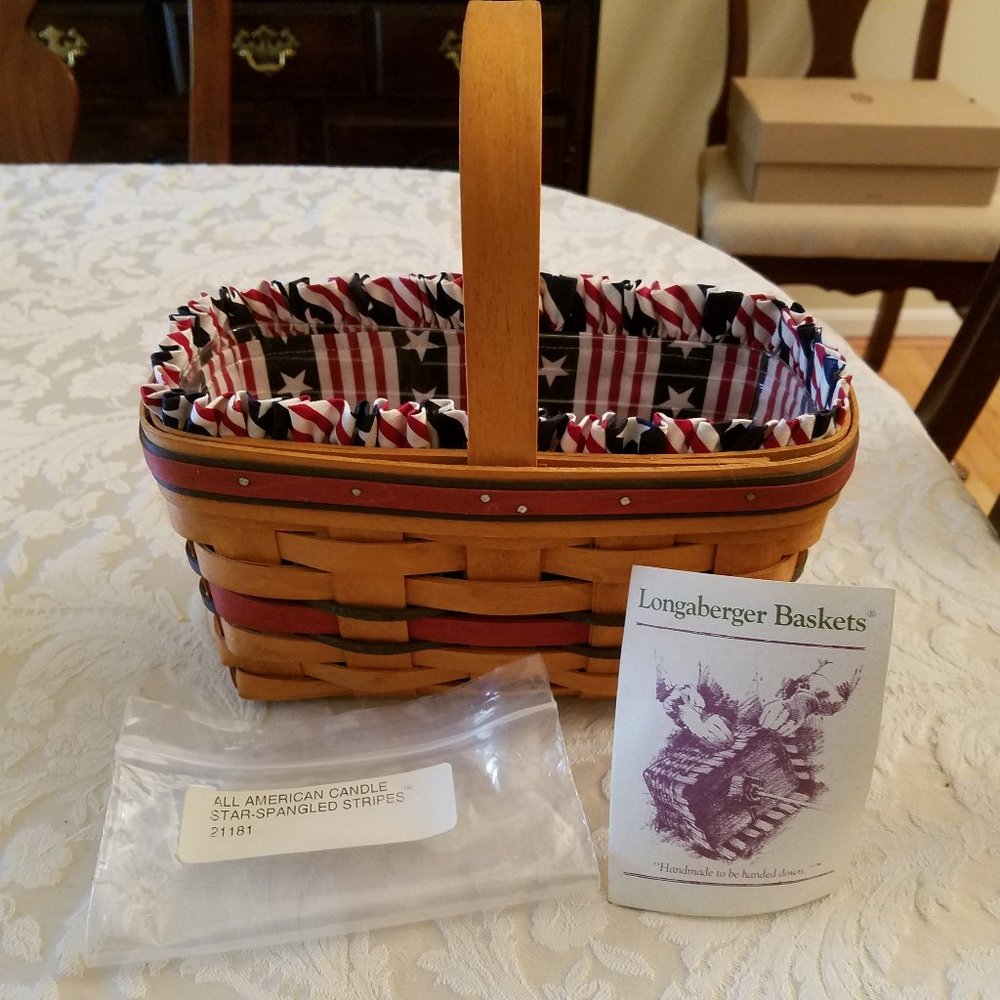 Longaberger All American 1994 Candle Combo